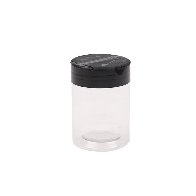5/6 Pcs Durable Plastic Seasoning Jar, Portable Salt Cellar, Empty Pepper Shaker, Double Flip-Top Transparent Seasoning Jar