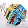 1 PC Automatic Folding Umbrella - Dragon Ball Z Pattern Portable Foldable Design With 8 Ribs Christmas Birthday Gifts