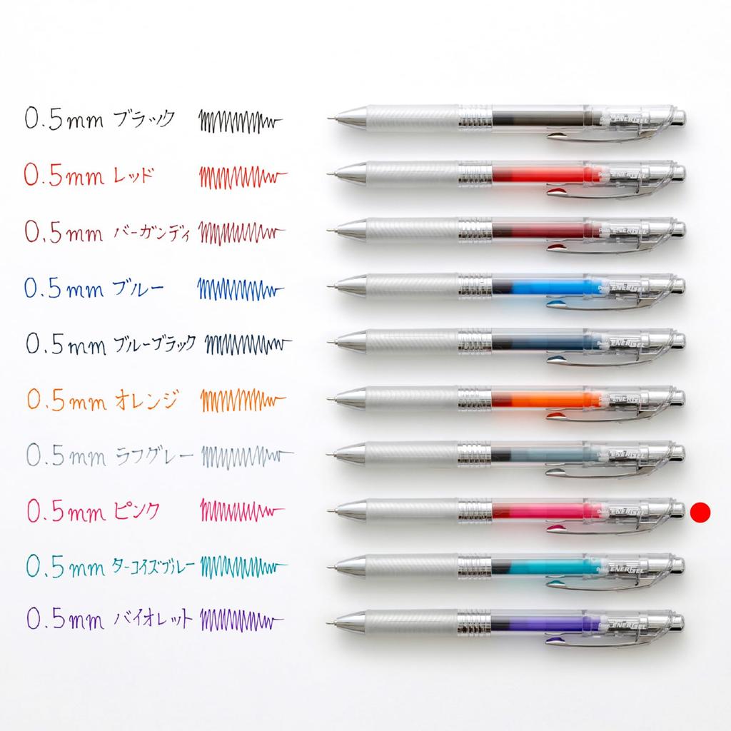 PENTEL EnerGel Ballpoint Pen Refill, 0.5mm, Pink, 10-pack (XLRN5TL-P)