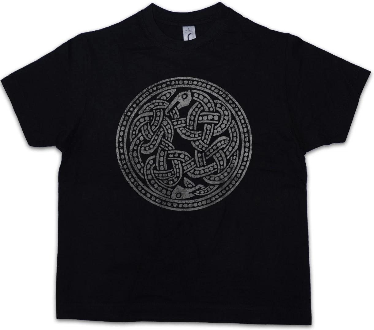 NORSE SNAKES Kids Boys kids boys T-Shirt Walhalla Ravens Odin Thor Mjölnir Loki Midgard 160