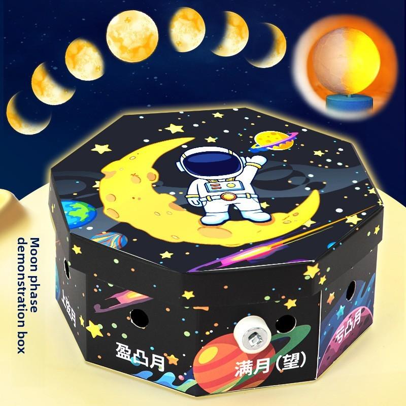 Science Experiment Diy Moon Phase Model Kit With Educational Materials For Kids