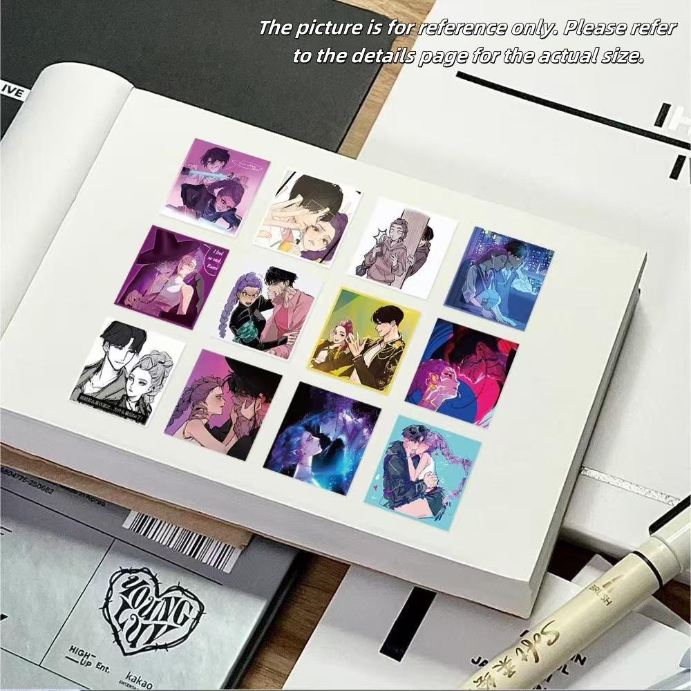 Spellbound Stickers: K-Pop Witch Hunt Squad Designs – Durable, Vibrant & Perfect To Cast Style On Your Favorite Things Kawayi!