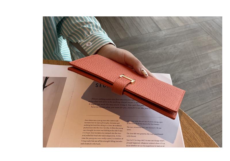 Genuine Leather Women's Bifold Wallet: Top Layer Cowhide Clutch with Multiple Card Slots and Large Capacity