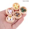 Miniature Mini Food Toys Steamer Ornaments Imitation Steamed Buns Decoration Kitchen Accessories