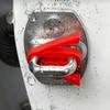 SEAMETAL Car Door Lock Shock Absorber Pad Silicone Strip Door Lock Buckel Protector Cover Sound Damper Buffer Deadener