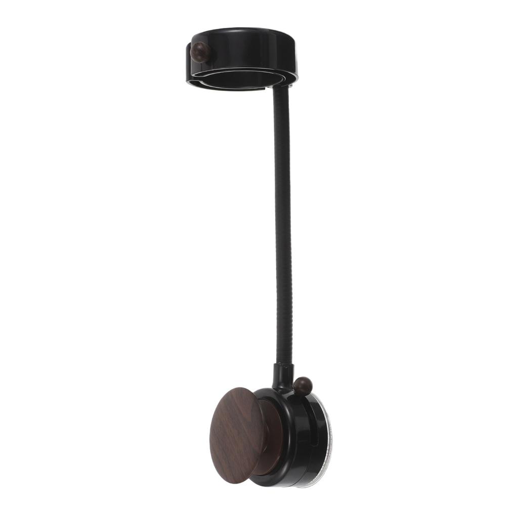 Vertical Hair Dryer Holder Suction Cup No Drilling Easy Install for Bathroom Wall Countertop Organizer Black Hair Dryer Holder