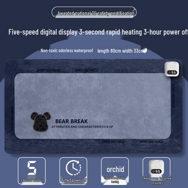 Winter Heated Mouse Pad for Home, Office, and Study - Keep Hands Warm