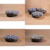 Women Vintage Leopard Print Wool Soft Winter Warm Beret Classic Beanie Hat