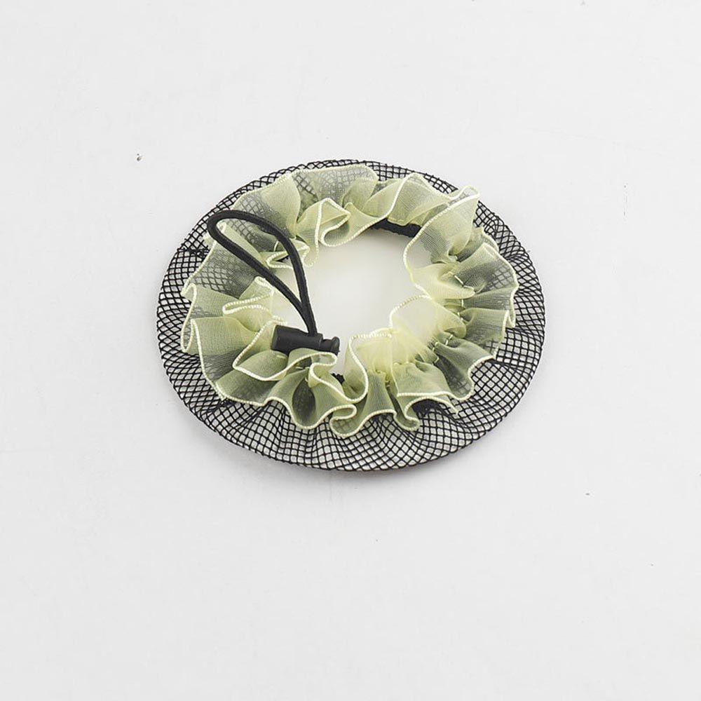 Lace Adjustable Elastic Girls Drawstring Snoods Hair Holder Ballet Bun Hair Nets Ponytail Holder