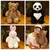 Adorable Rabbit And Panda Plush Toys For Kids' Birthday Gifts