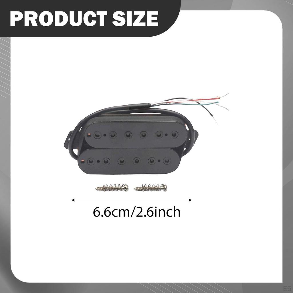 Humbucker Tonabnehmer für E-Gitarre, Vierleiterkabel, Doppelspule, DIY Ersatz