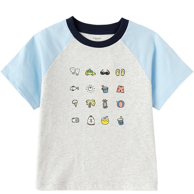

Balabala Kids Color Block Raglan T-Shirt 90
