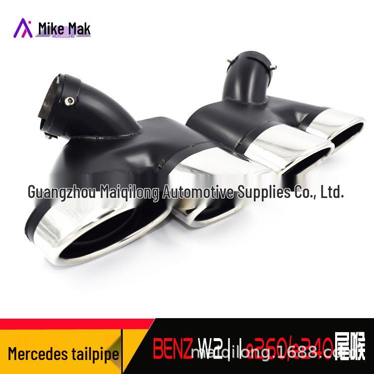 Mercedes-Benz W211 E240/E260 Modified Exhaust Four-Outlet Stainless Steel Tailpipe