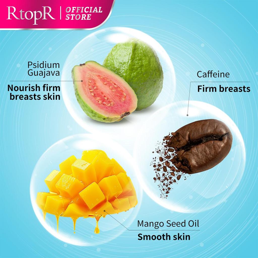 RtopR Mango brystforstørrelseskrem for kvinner Full elastisitet Brystpleie oppstrammende løfting bryst hurtigvekst krem Big Bust Body Cream