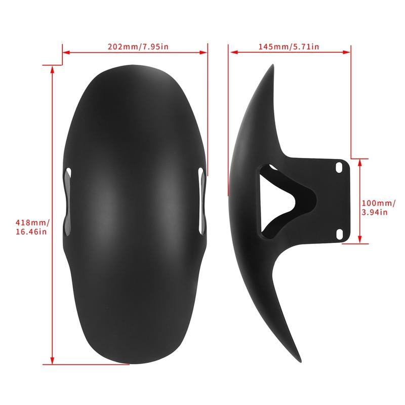 Motorcycle Iron Front Fender Mudguard Cover Gloss Black For Harley Softail M8 Fatboy FLFBS FLFB 2018-23 For 160 R18 Front Wheel
