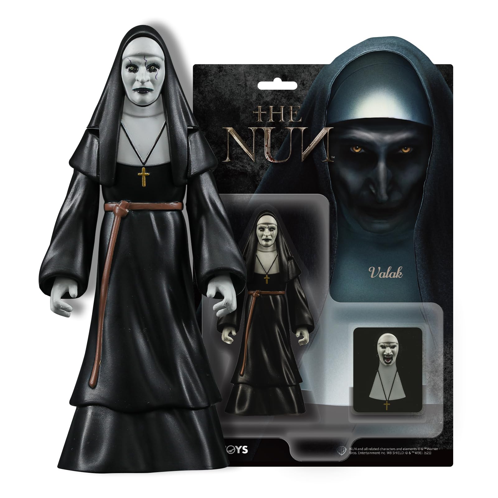 

52TOYS Серия Заклятие Сестра Валак Экшн Официальная Коллаборация Включает Съемную ПВХ Фигурку Ужасов 3.75 Монахиня/Фигурка, Мерч,