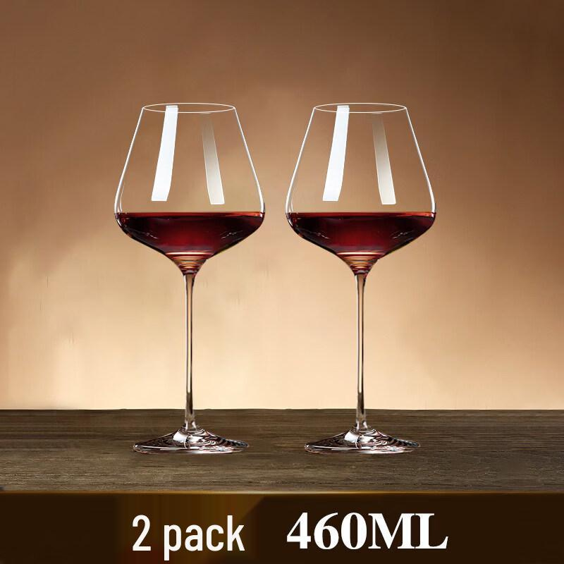 ZISIZ Handmade Crystal Red Wine Glass Set