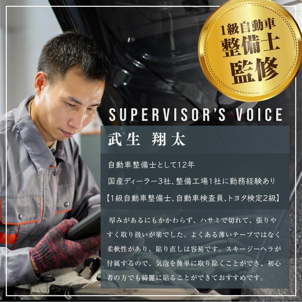 (Supervised by First Class Automobile Mechanics) SPEEVAL Protection Film with Spatula for Cars, Motorcycles,