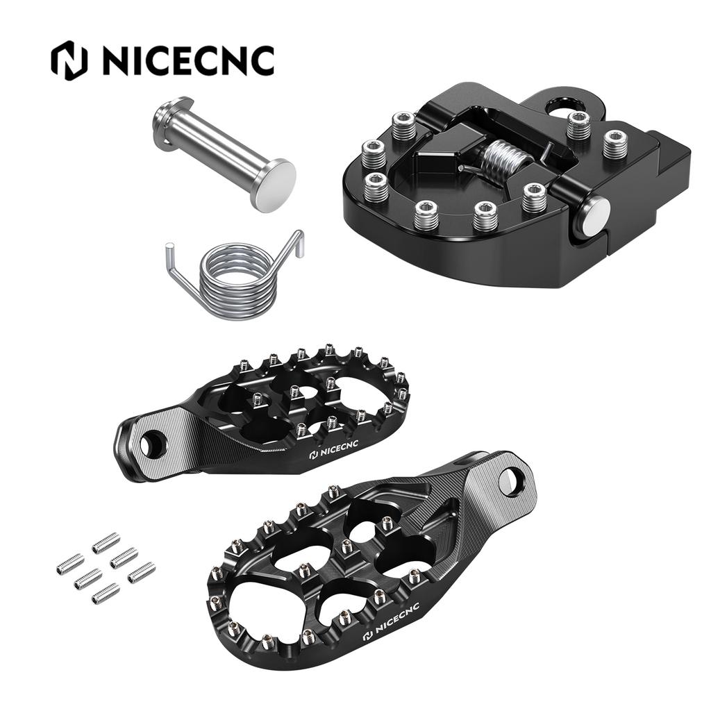 For Suzuki DR-Z400S 2000-2024 DR-Z400SM 2005-2024 DRZ400 S SM Enlarged Foot Pegs Footrest & Folding Brake Pedal Extension Plate