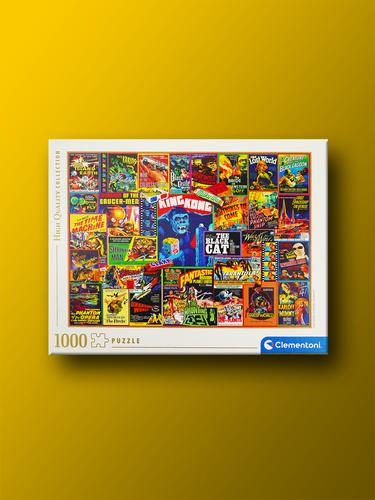 Пазл Clementoni Classic Thriller Movie Poster, 1000 деталей