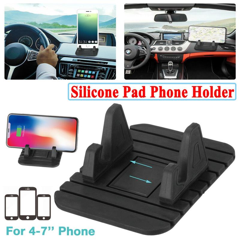 Car Dashboard Phone Holder Mount High Temperature Resistance Desktop Anti-slip Silicone Pad Bracket