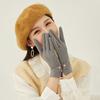 Thickened Warm Gloves Thin Velvet Mittens Fashion All Finger Gloves  for Outdoor