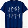 Skeleton Ballerinas Tshirt Ballet Dance Cute Halloween TShirt Women Daily Life Casual Cotton Tops Ballerina Funny Gift Shirt