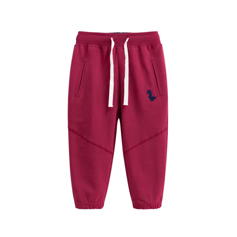 27Kids Autumn New Trousers Cotton Dinosaur Children s Clothing Red 140