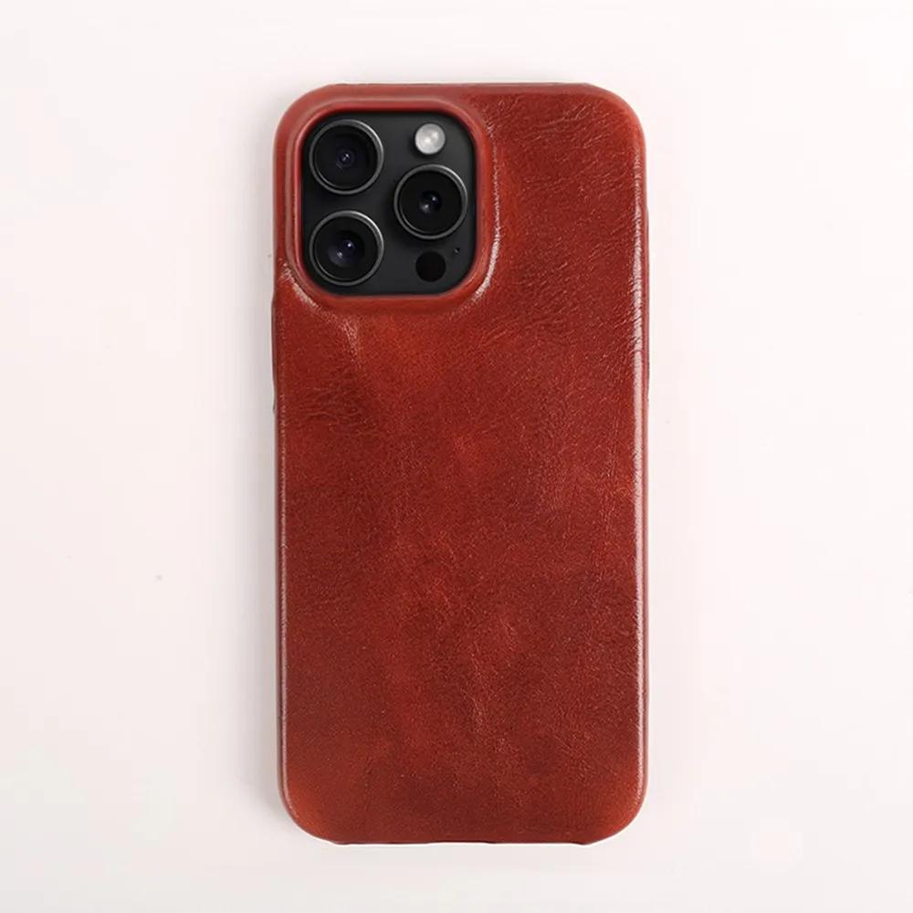 Business Genuine Leather Case for iPhone
