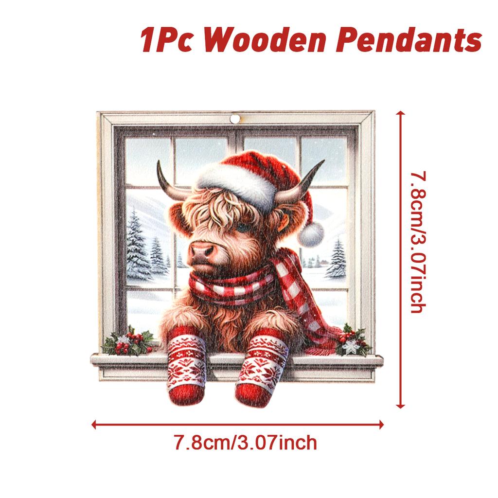Christmas Wooden Pendant Navidad Natal Noel Tree Faceless Doll Hanging Ornament Christmas Decoration For Home 2026 New Year 2026