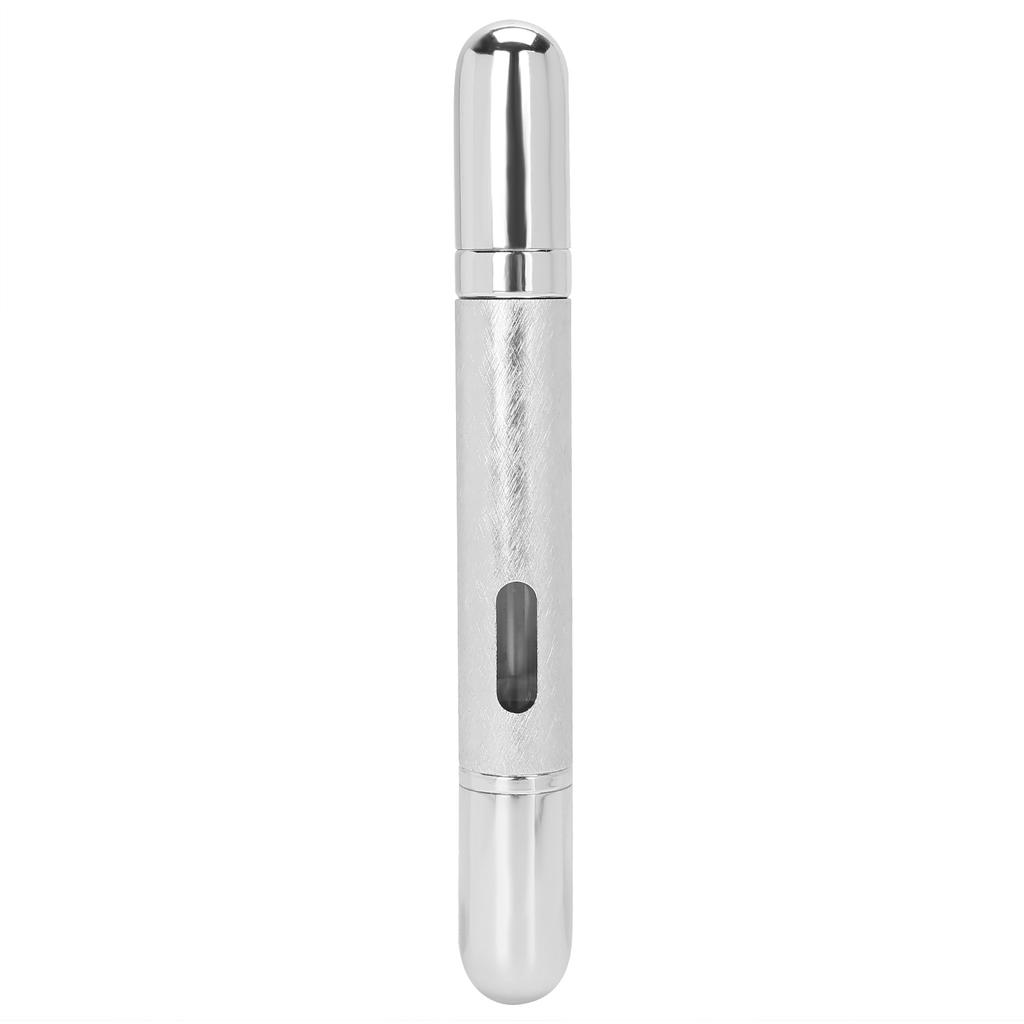 Travel Portable Empty Spray Bottle Exquisite Refillable Perfume Bottle 6ml (Silver)