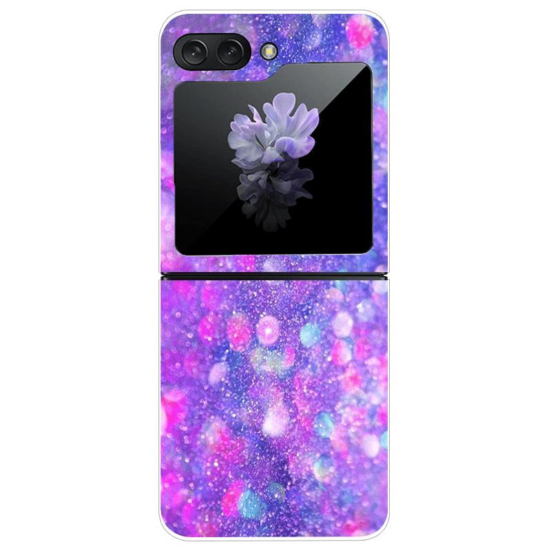 For Samsung Z Flip7 Hard Case ZFlip7 5G Transparent PC Phone Cases For Galaxy Z Flip 7 Fashion Cartoon Clear Protective Fundas