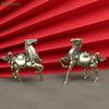 Vintage Pure Horse Crafts Copper Figurines, Home Desktop Decoration Enthusiasts Collect