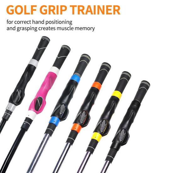 Golftreningsgrep Golftreningshjelp for grep Svingtreningsverktøy for å hjelpe til med å trene riktig håndposisjon Forbedre grepstyrken
