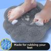 Alfombrilla exfoliante para ducha y masaje, antideslizante, para baño, para lavar los pies, para pared, con cepillos y ventosas