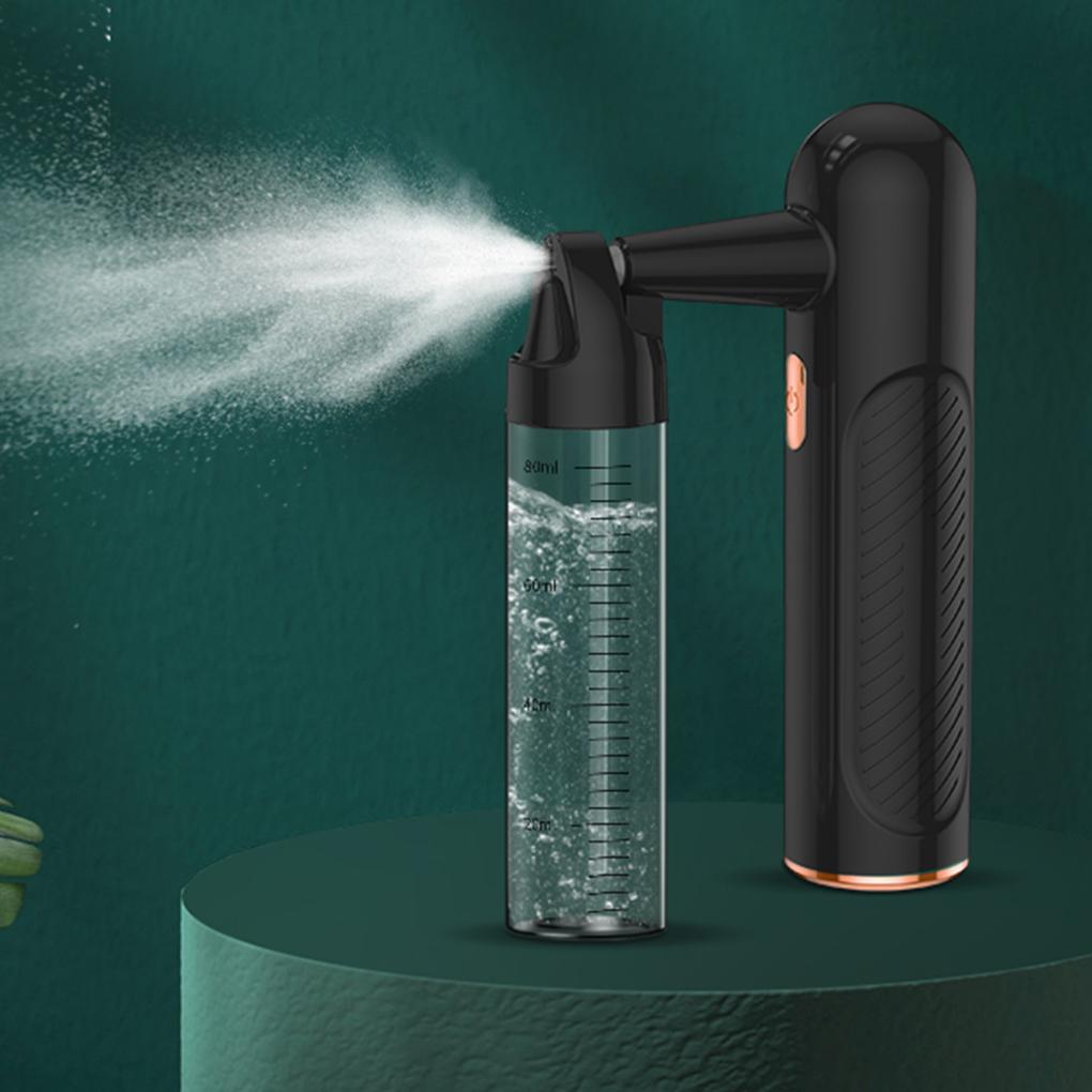 Water Mist Sprayer Handheld USB Handheld USB Rechargeable Portable Cordless 80ml Electric Mist Diffuser