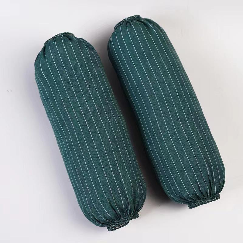 Striped Sleeveless Kitchen Apron - Halter Neck, Breathable, Anti-Fouling, Polyester Cotton Blend