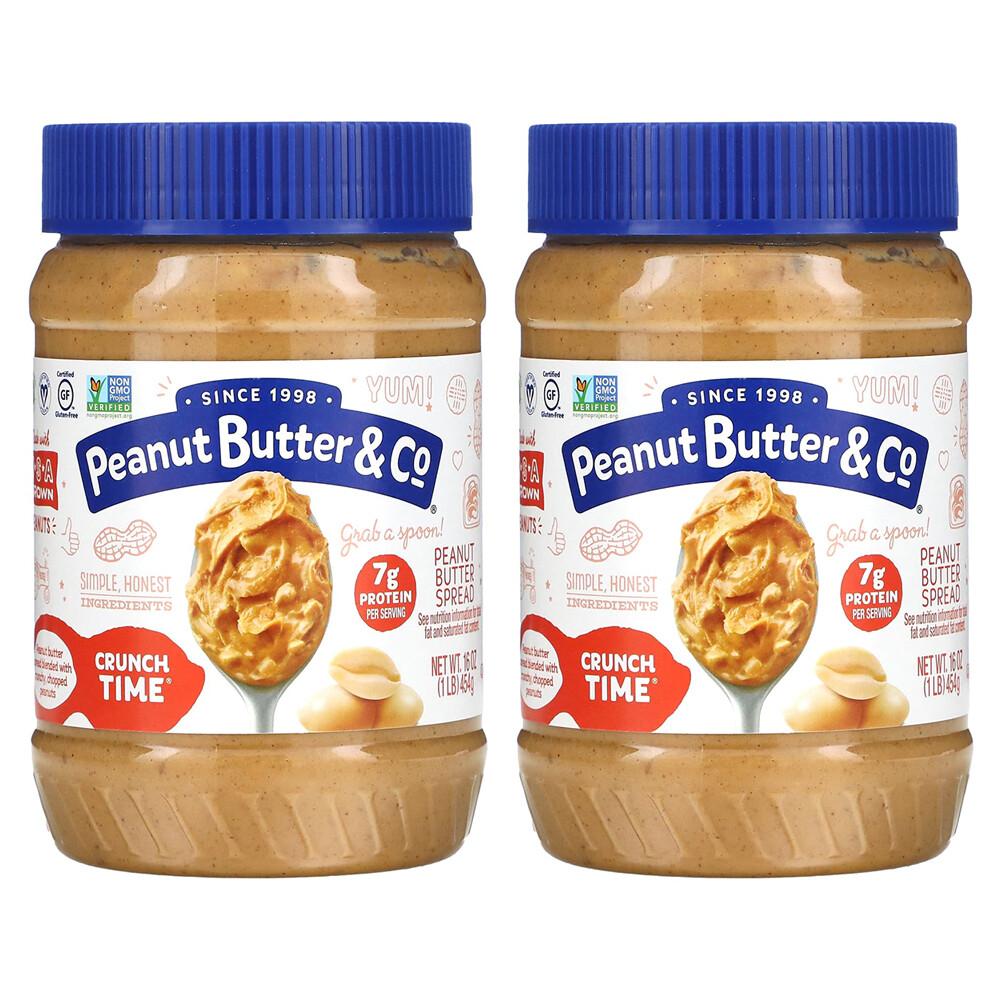 Peanut Butter & Co. Crunch Time Peanut Butter Spread, 454g (16oz), 2-Pack 454g - 2 ea