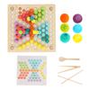 Clip Bead Game Color Recognition ParentChild Interaction Wooden Educational Puzzle Toys