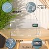 Lizard Cage Reptile Cage Breeding Case with Thermometer and Hygrometer Reptile Terrarium Tank Insect Breeding Case Transparent Ventilated Cage Feeding