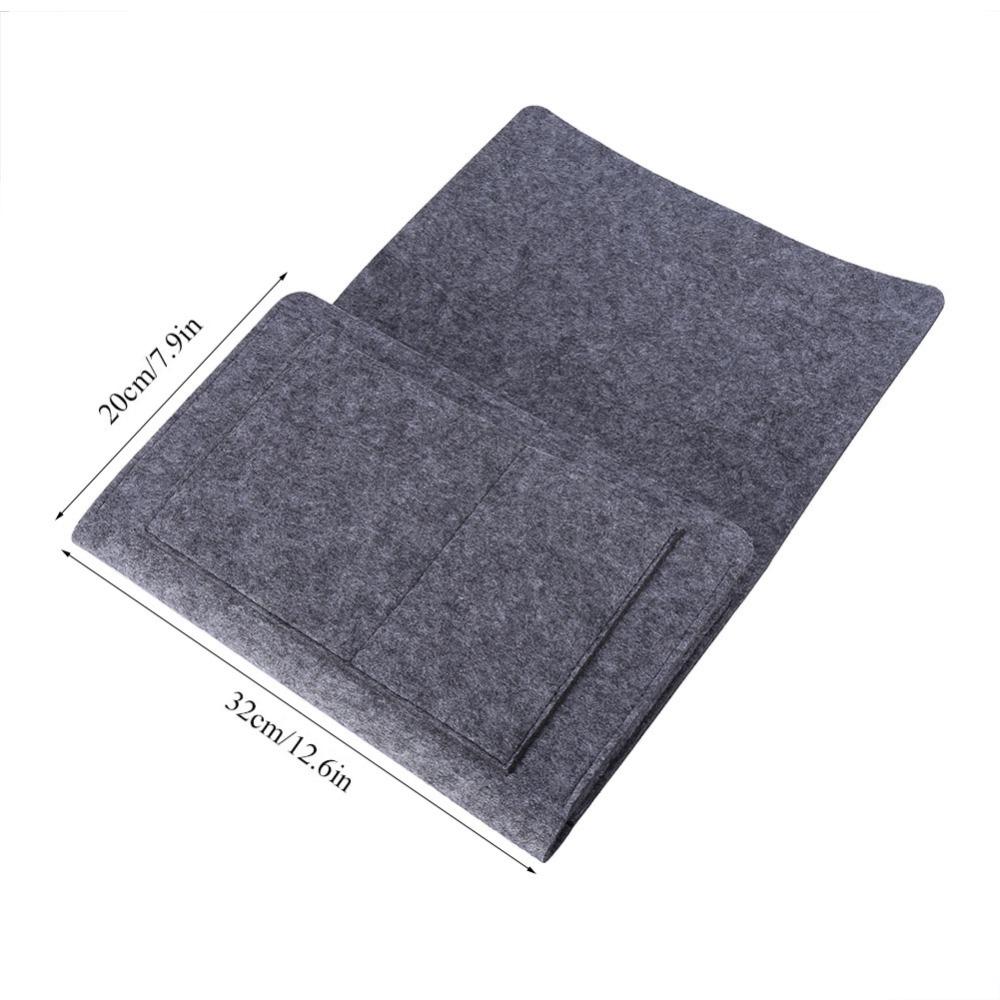 Soft Felt Hanging Storage Bag Premium Polyester Remote Control Holder For Bedroom