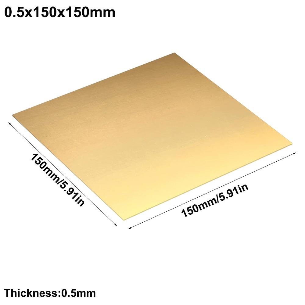 0.5mm 0.8mm 1mm Brass Plate Sheet Copper Cutting CNC Frame New Contruction Brass Pad