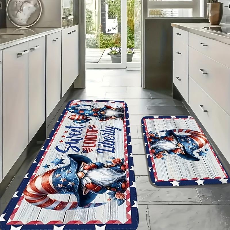 

1PC Dwarf Kitchen Rug Non-Slip Door Mats Pop design Bathroom Rug Bath Mat Carpet for Home Sink Laundry Decor 40cm x 60cm