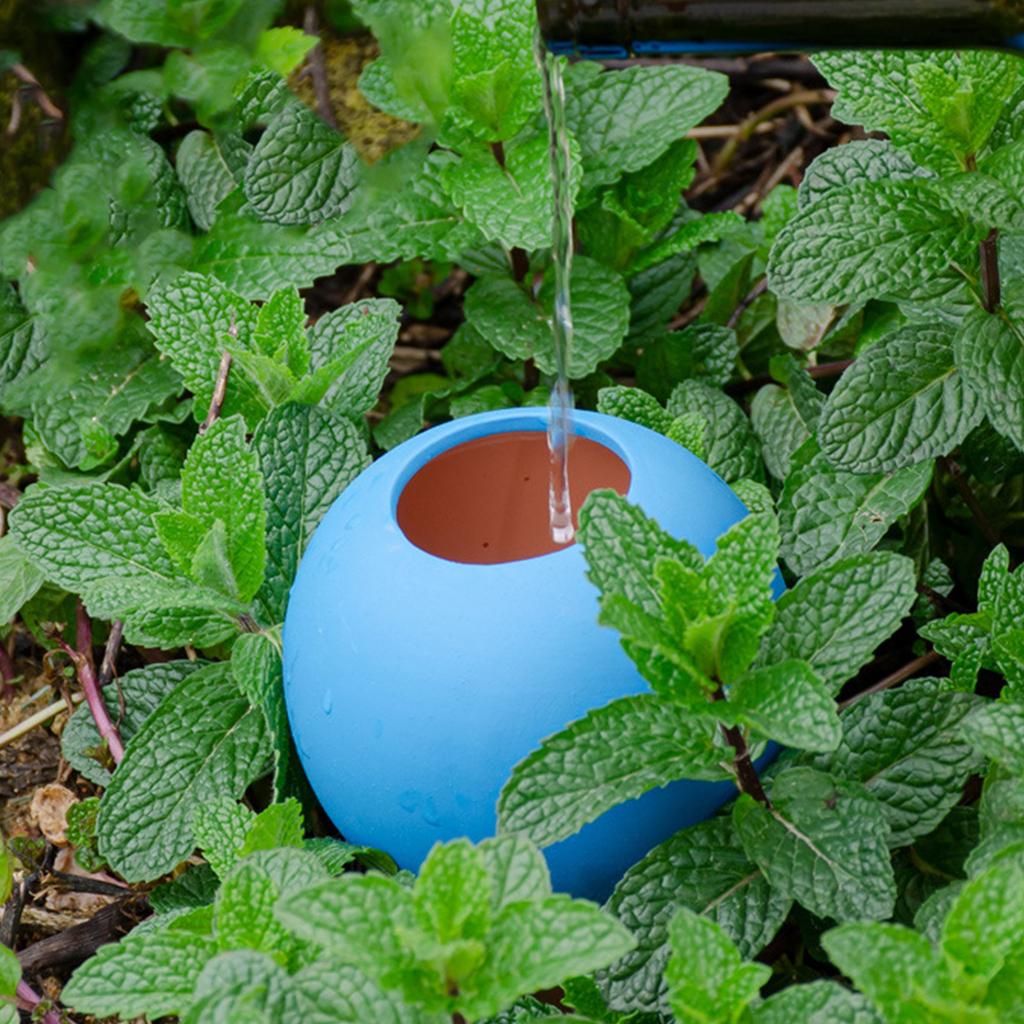 4 Stück Pflanzen Selbstbewässerungsstäbe Terrakotta Automatische Pflanzenbewässerungsgeräte Wasserbewässerungssystem für Innen/Außen