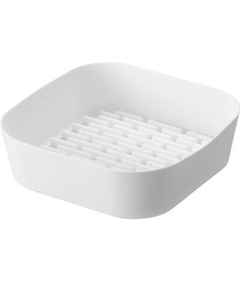 Yamazaki Air Fryer W21 X D21 X Tower Silicone Dishwasher and Microwave 10161 Liner, 21cm, White, H6cm, Sheet, Safe,