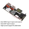 65W 100W Power Bank Double Type-C Port Two Way Fast Charge Mobile Power Module DIY Motherboard 3S 4S 5S QC/PD/PPS/SCP/VOOC