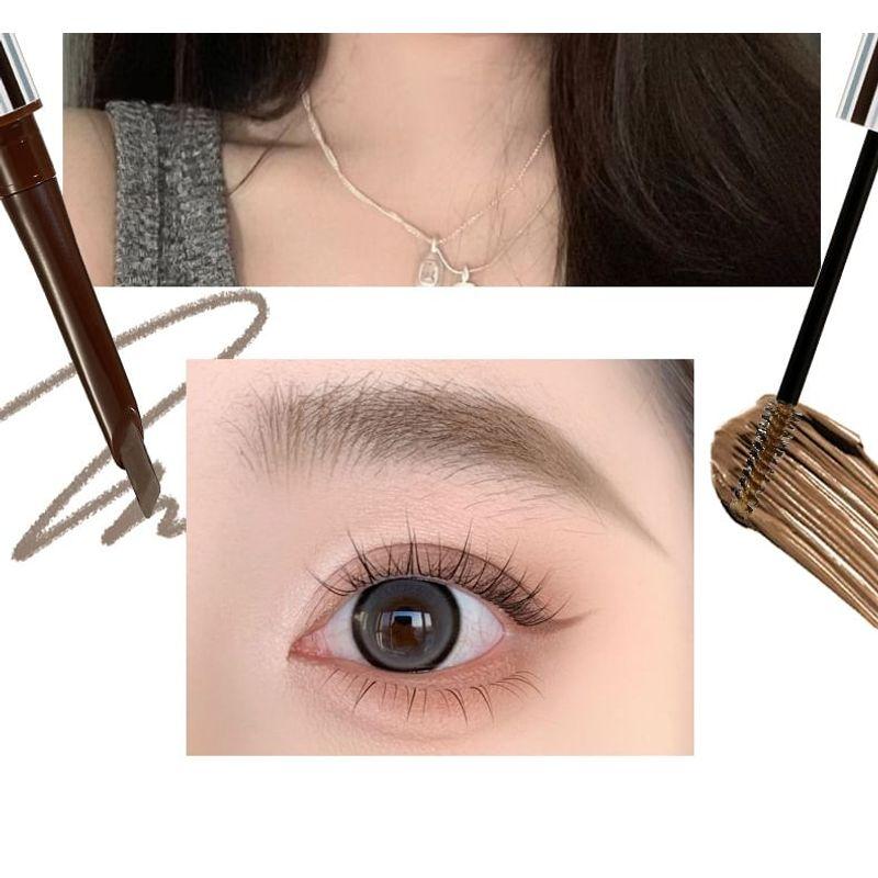 xixi - Double Head Instant Effect Velvet Eyebrow - (1-3)