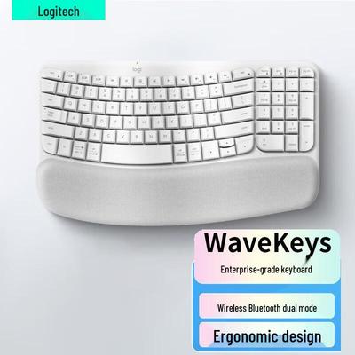 Logitech Wave Keys Ergonomic Wireless Bluetooth Keyboard