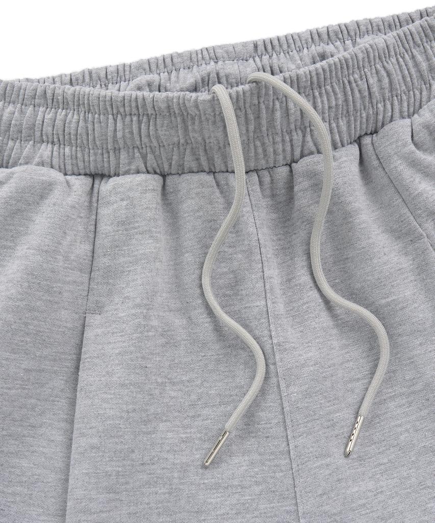 CAMEL WORK One-Tuck Wide Sweatpants (Gray)