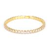 Copper Micro-Inlaid Zircon Square Tennis Bracelet - High-End Fashion Jewelry